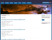 Tablet Screenshot of klub.kosmo.cz